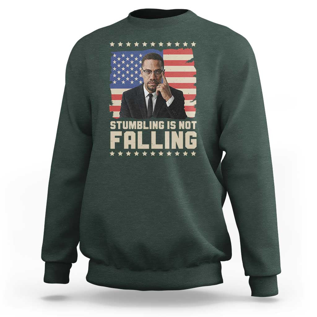 African American Pride Gift Sweatshirt Malcolm X TS12