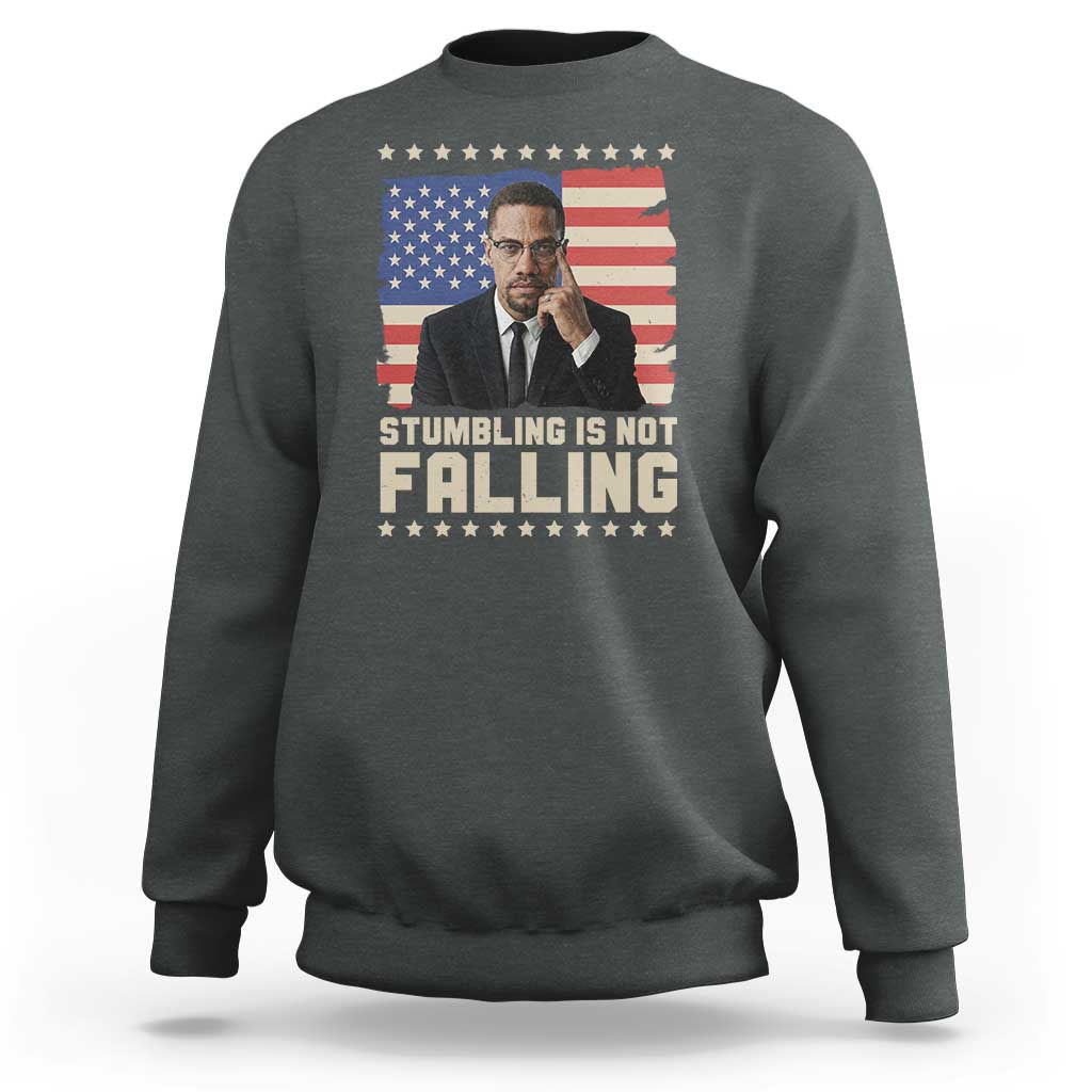 African American Pride Gift Sweatshirt Malcolm X TS12