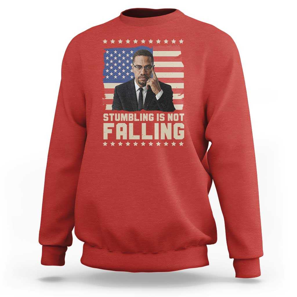 African American Pride Gift Sweatshirt Malcolm X TS12