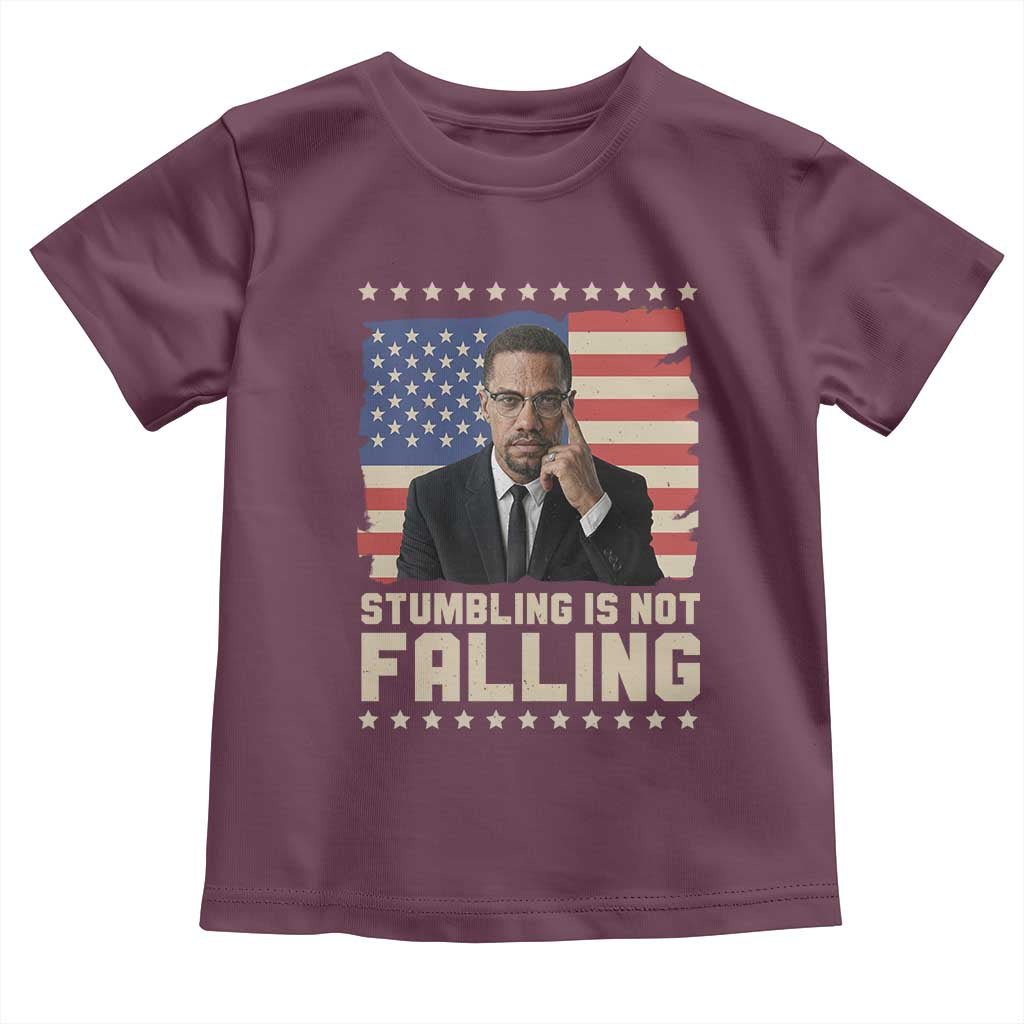 African American Pride Gift Toddler T Shirt Malcolm X TS12