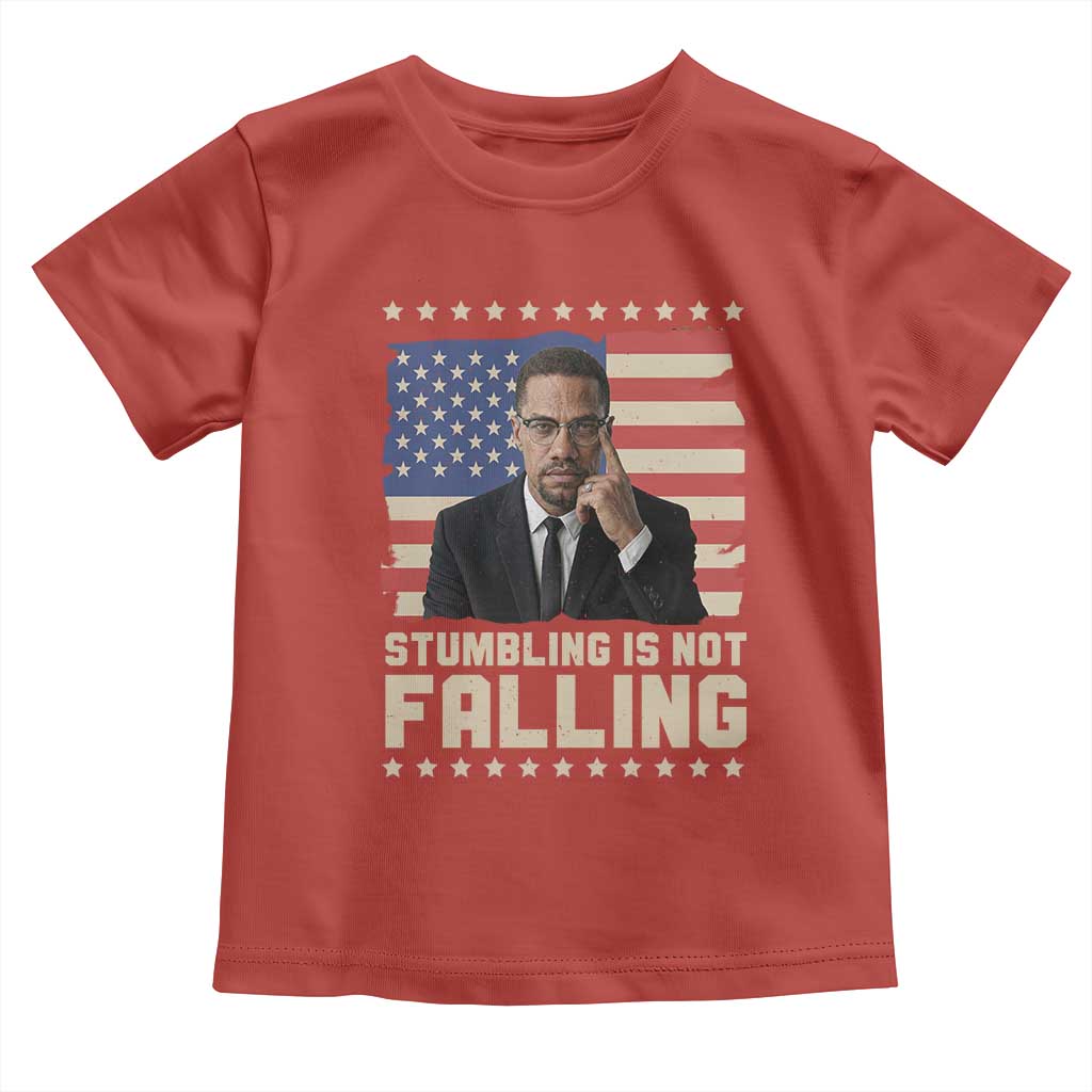 African American Pride Gift Toddler T Shirt Malcolm X TS12