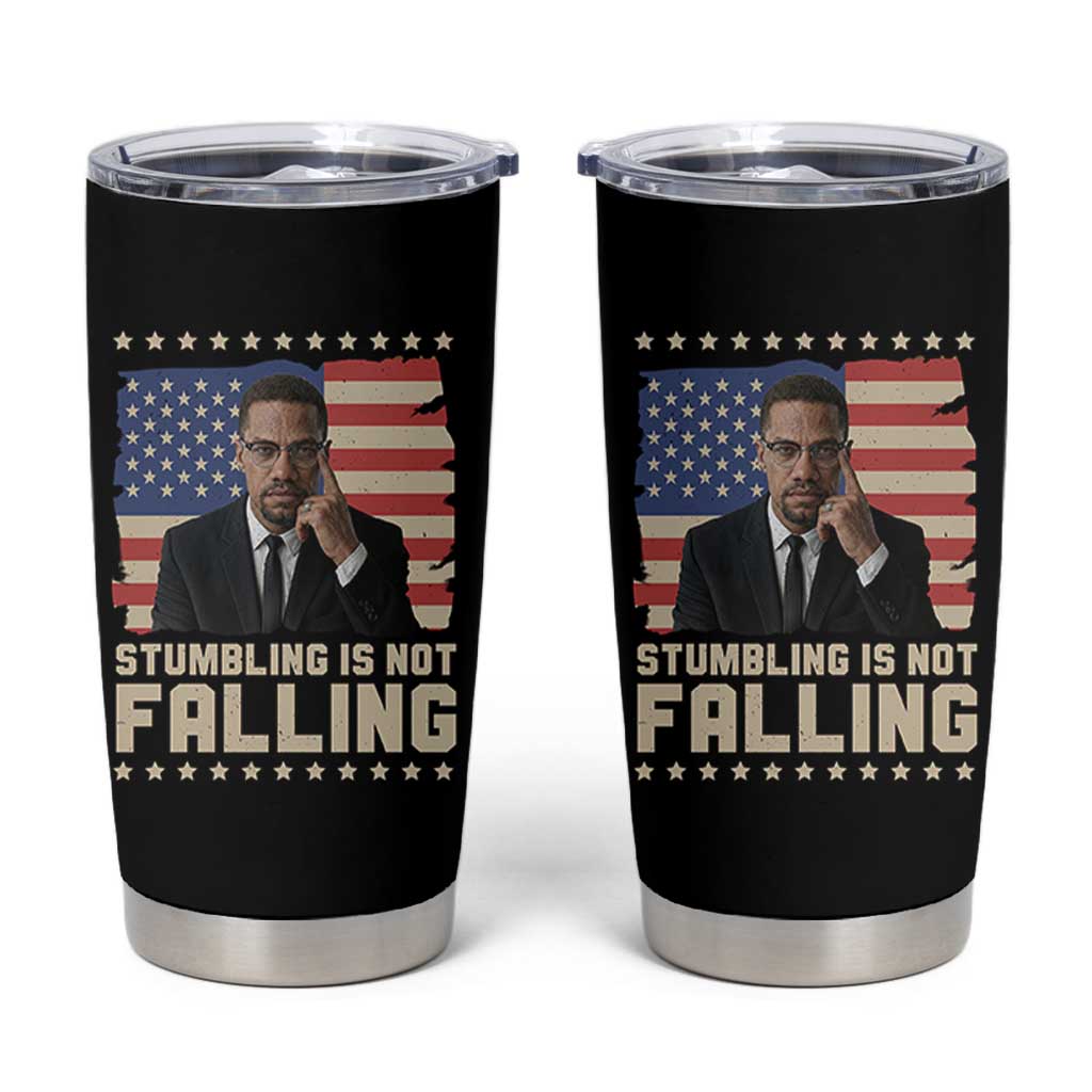 African American Pride Gift Tumbler Cup Malcolm X TS12