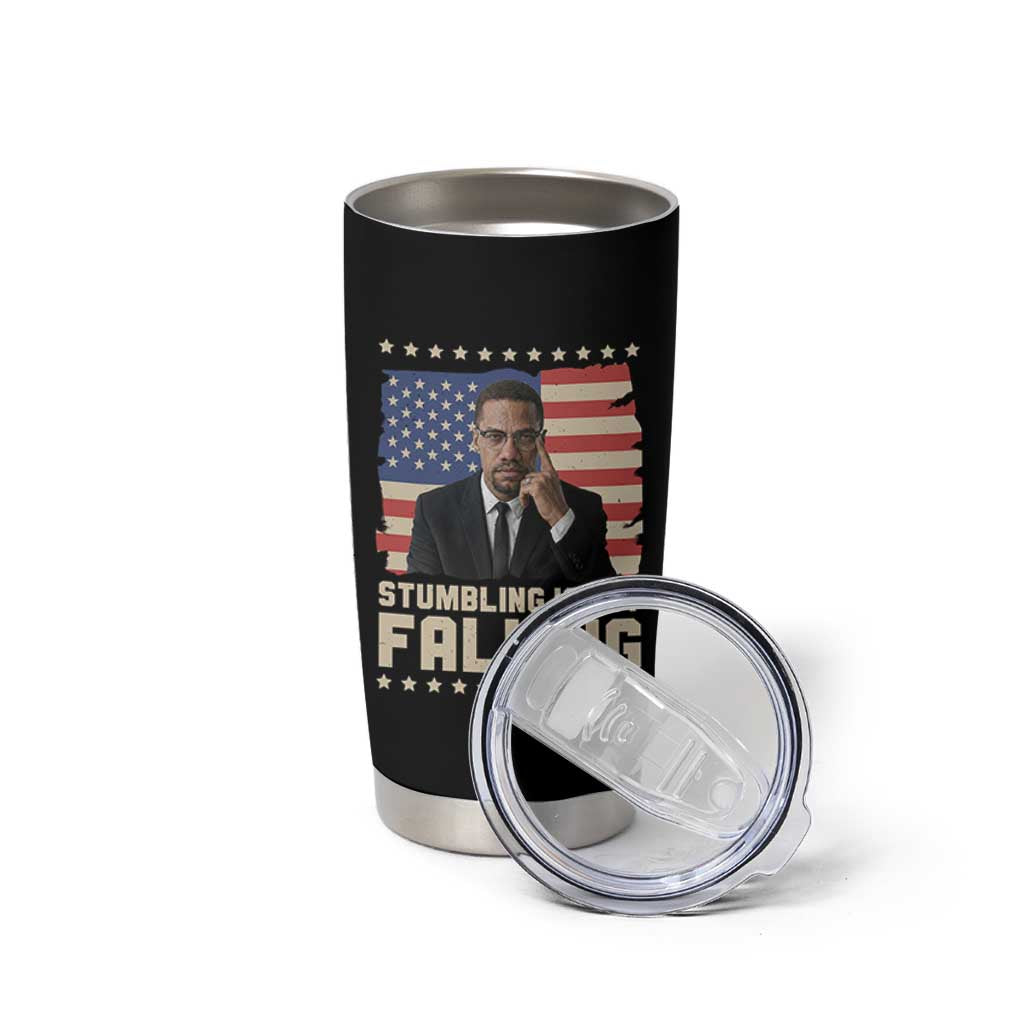 African American Pride Gift Tumbler Cup Malcolm X TS12