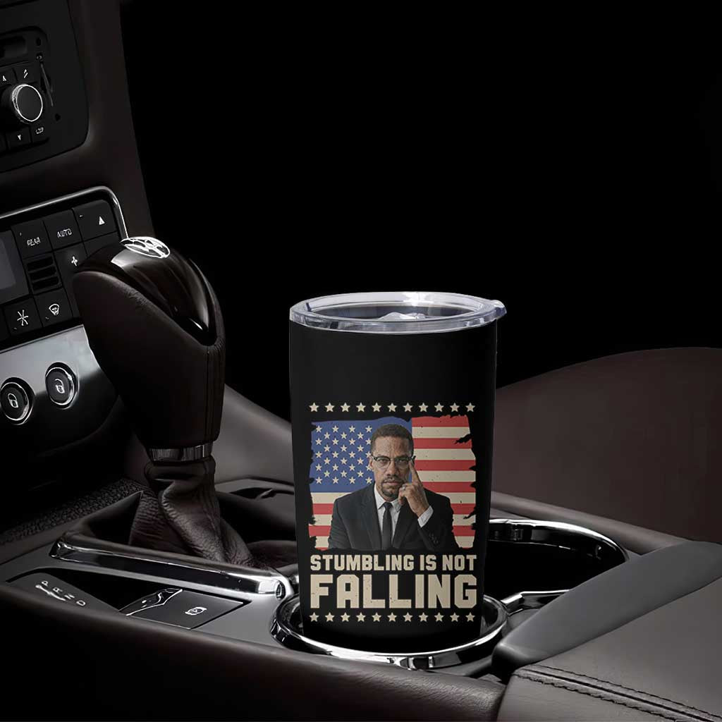 African American Pride Gift Tumbler Cup Malcolm X TS12