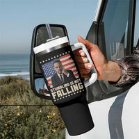 African American Pride Gift Tumbler With Handle Malcolm X TS12