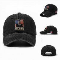 African American Pride Gift Washed Cotton Baseball Cap Malcolm X