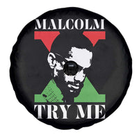 Malcolm X Try Me Spare Tire Cover American Civil Rights Leader Quote - Wonder Print Shop
