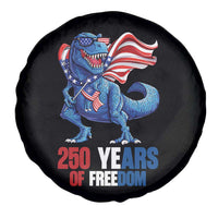 Funny Patriotic Dinosaur Spare Tire Cover 250 Years Of Freedom