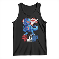 Funny Patriotic Dinosaur Tank Top 250 Years Of Freedom