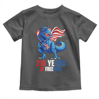 Funny Patriotic Dinosaur Toddler T Shirt 250 Years Of Freedom