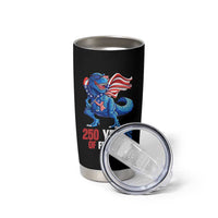 Funny Patriotic Dinosaur Tumbler Cup 250 Years Of Freedom