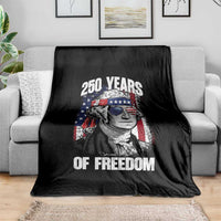 George Washington Founding Father Throw Blanket 250 Years Of Freedom