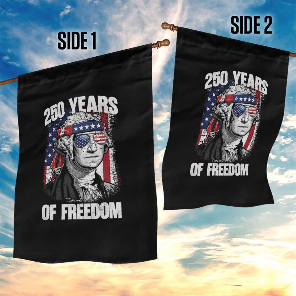 George Washington Founding Father Garden Flag 250 Years Of Freedom