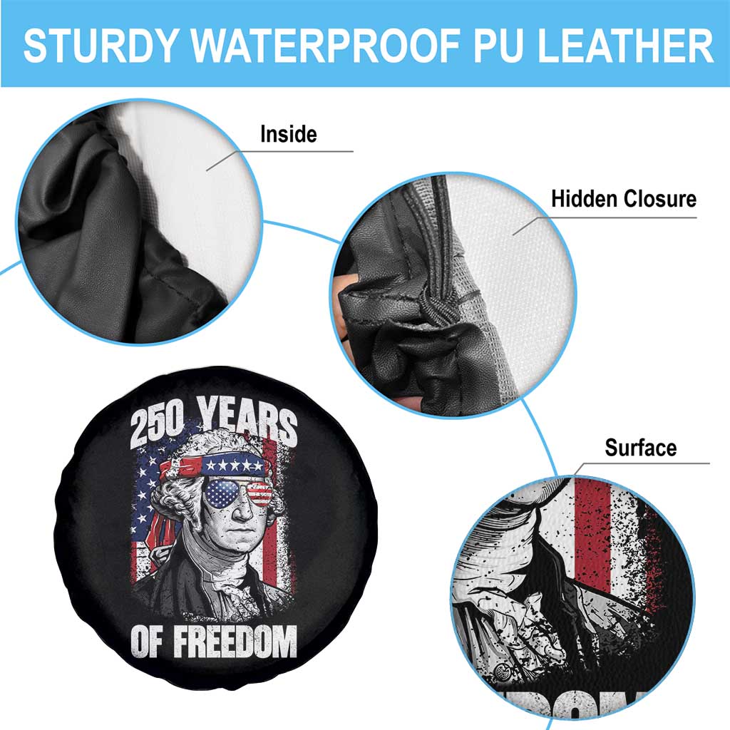 George Washington Founding Father Spare Tire Cover 250 Years Of Freedom
