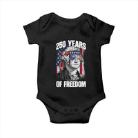 George Washington Founding Father Baby Onesie 250 Years Of Freedom