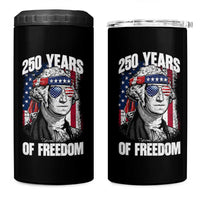 George Washington Founding Father 4 in 1 Can Cooler Tumbler 250 Years Of Freedom