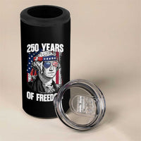 George Washington Founding Father 4 in 1 Can Cooler Tumbler 250 Years Of Freedom