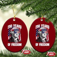 George Washington Founding Father Ceramic Ornament 250 Years Of Freedom