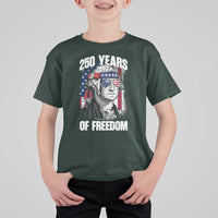 George Washington Founding Father T Shirt For Kid 250 Years Of Freedom