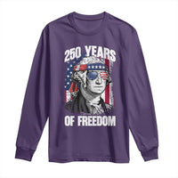 George Washington Founding Father Long Sleeve Shirt 250 Years Of Freedom
