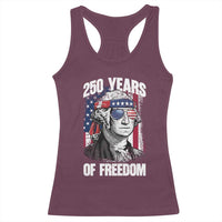 George Washington Founding Father Racerback Tank Top 250 Years Of Freedom