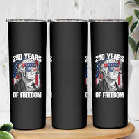 George Washington Founding Father Skinny Tumbler 250 Years Of Freedom