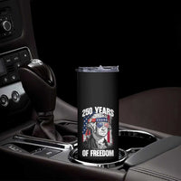 George Washington Founding Father Skinny Tumbler 250 Years Of Freedom