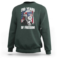 George Washington Founding Father Sweatshirt 250 Years Of Freedom