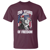 George Washington Founding Father T Shirt 250 Years Of Freedom