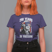 George Washington Founding Father T Shirt For Women 250 Years Of Freedom