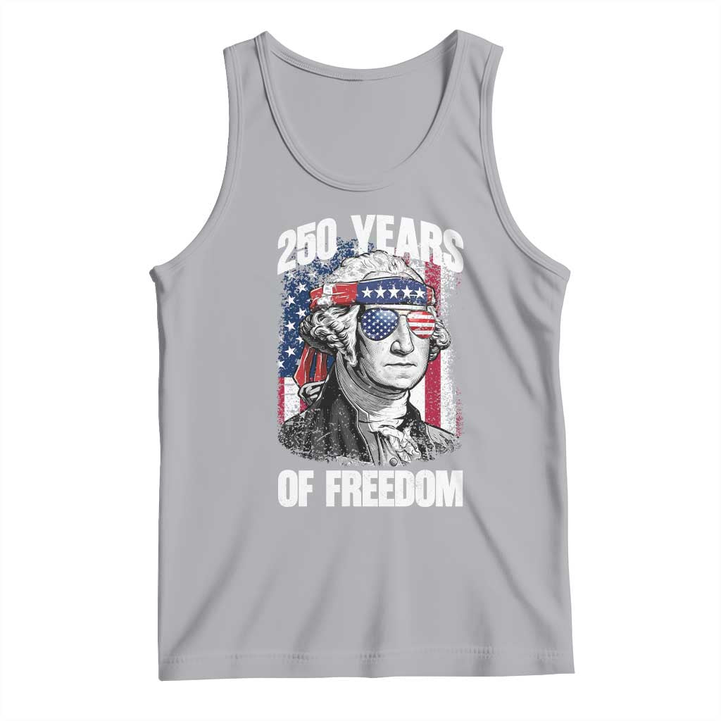 George Washington Founding Father Tank Top 250 Years Of Freedom