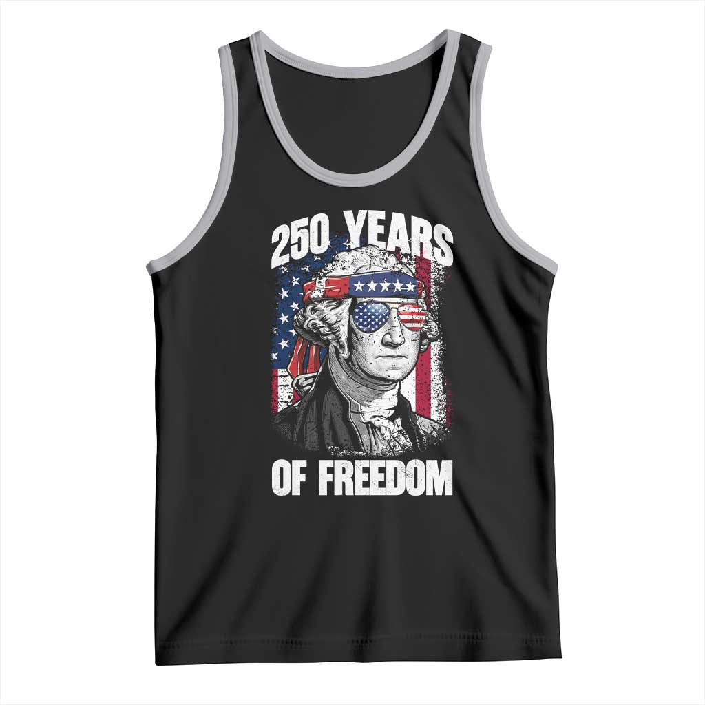George Washington Founding Father Tank Top 250 Years Of Freedom