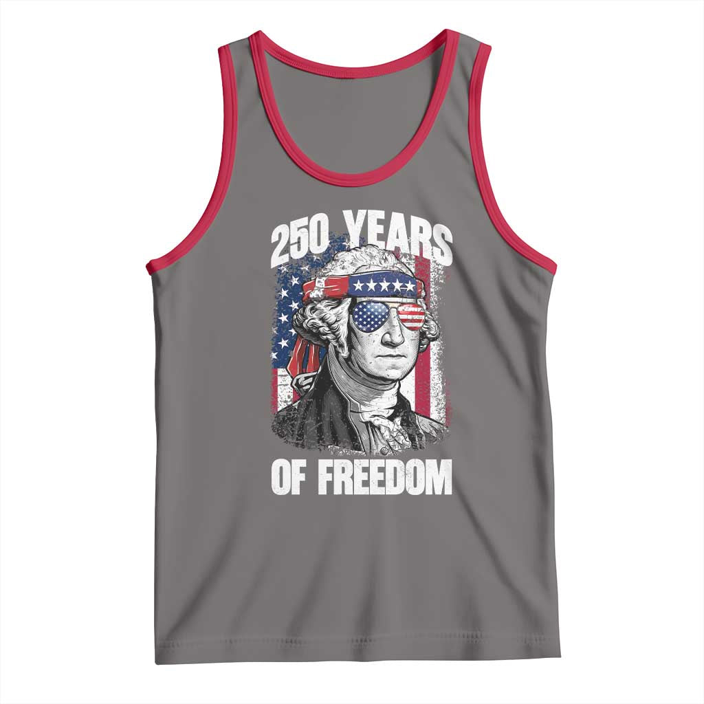 George Washington Founding Father Tank Top 250 Years Of Freedom