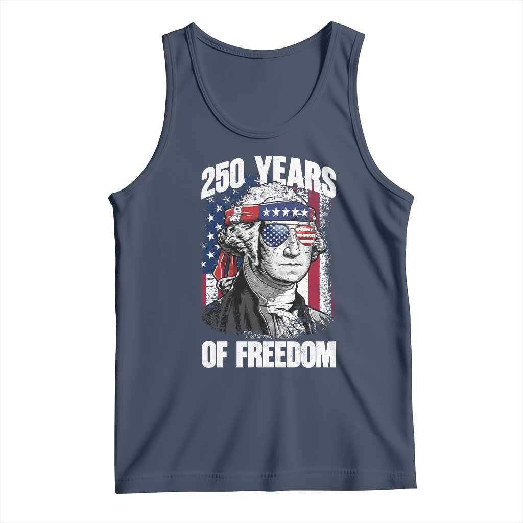 George Washington Founding Father Tank Top 250 Years Of Freedom