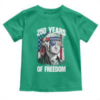 George Washington Founding Father Toddler T Shirt 250 Years Of Freedom