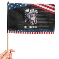 George Washington Founding Father Patriotic Handheld Flag 250 Years Of Freedom