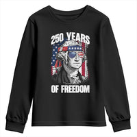 George Washington Founding Father Youth Sweatshirt 250 Years Of Freedom