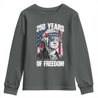 George Washington Founding Father Youth Sweatshirt 250 Years Of Freedom