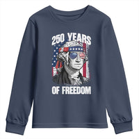 George Washington Founding Father Youth Sweatshirt 250 Years Of Freedom