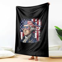 George Washington Patriotic Throw Blanket USA 250th Anniversary