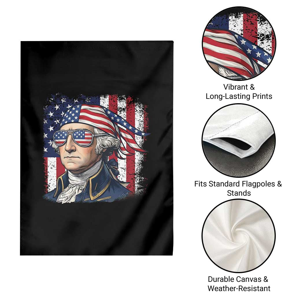 George Washington Patriotic Garden Flag USA 250th Anniversary