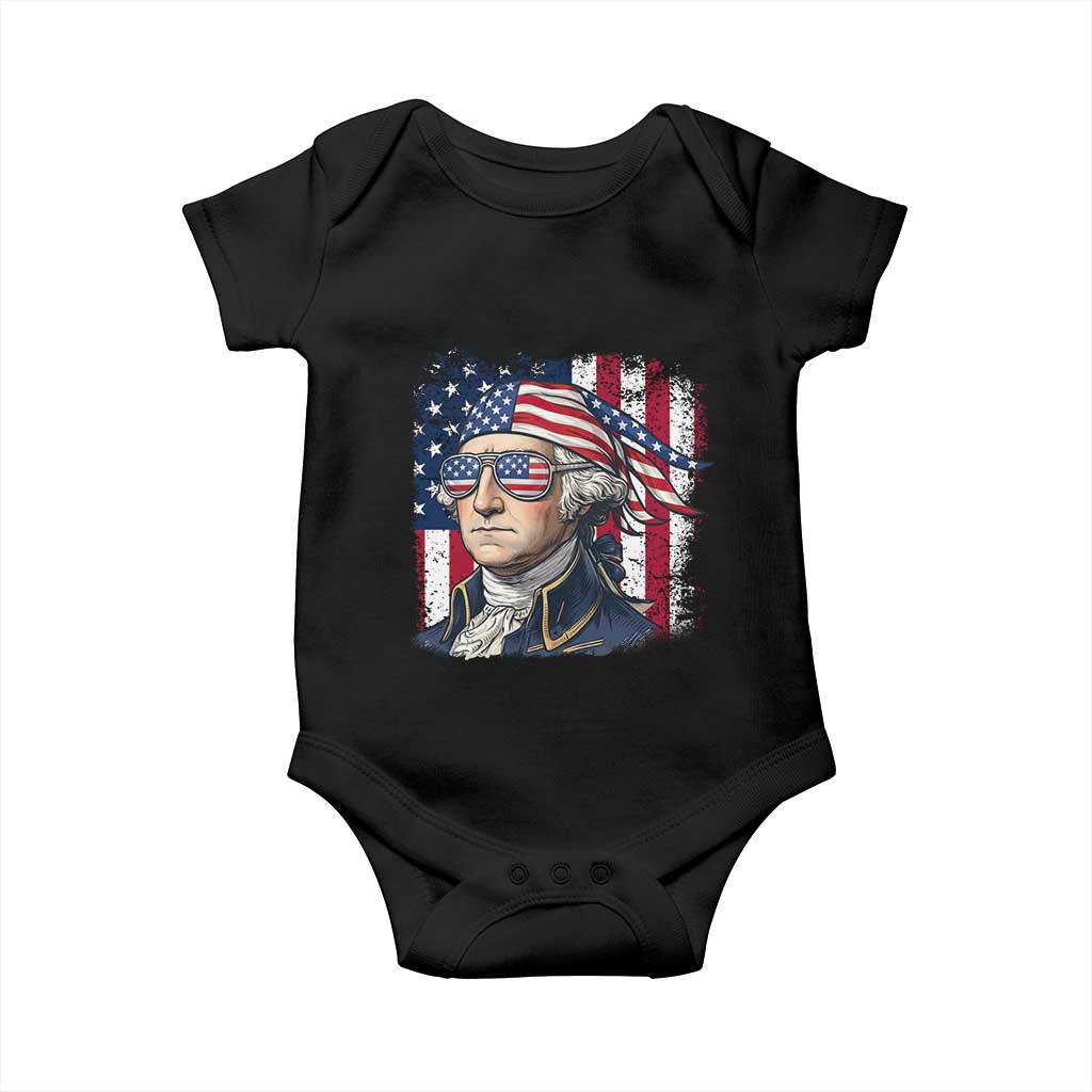 George Washington Patriotic Baby Onesie USA 250th Anniversary
