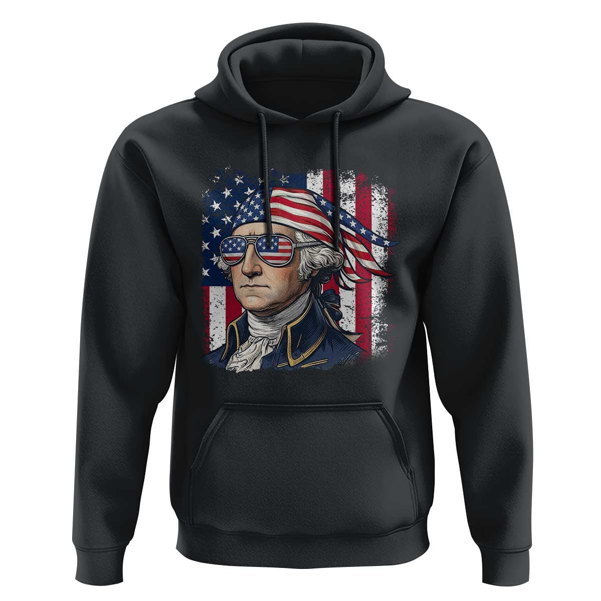George Washington Patriotic Hoodie USA 250th Anniversary
