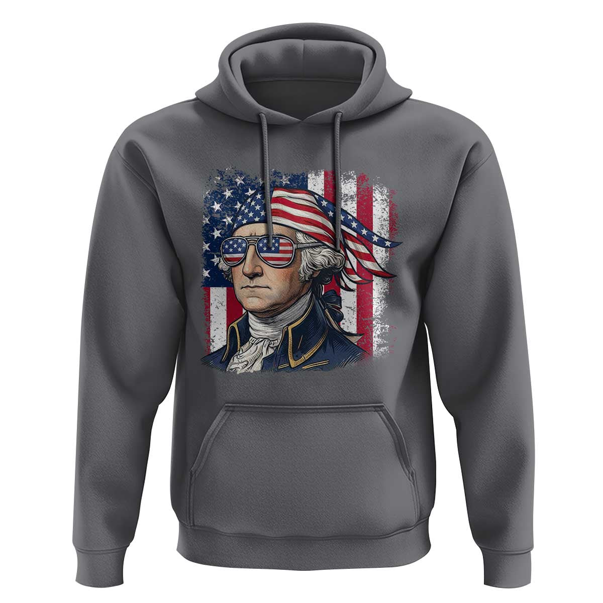 George Washington Patriotic Hoodie USA 250th Anniversary
