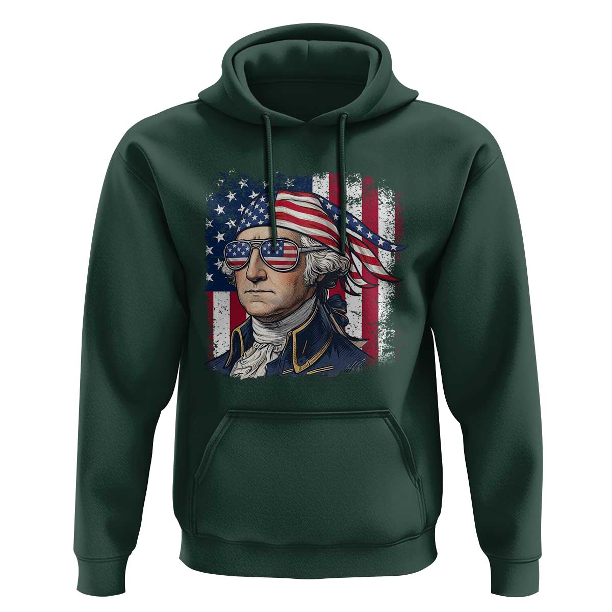George Washington Patriotic Hoodie USA 250th Anniversary