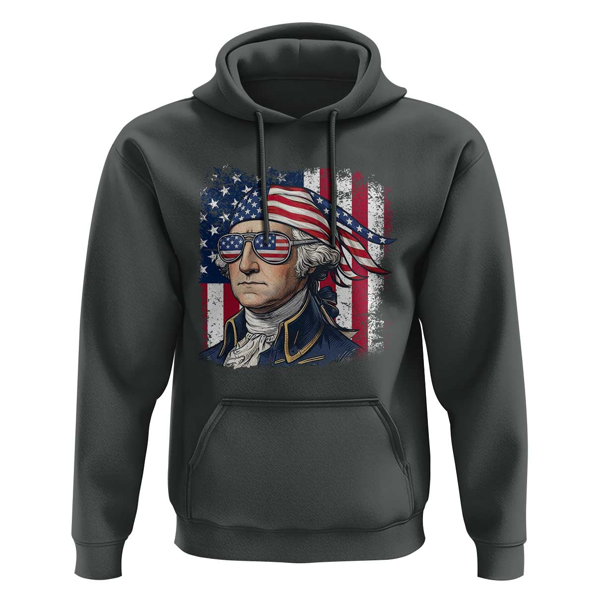 George Washington Patriotic Hoodie USA 250th Anniversary