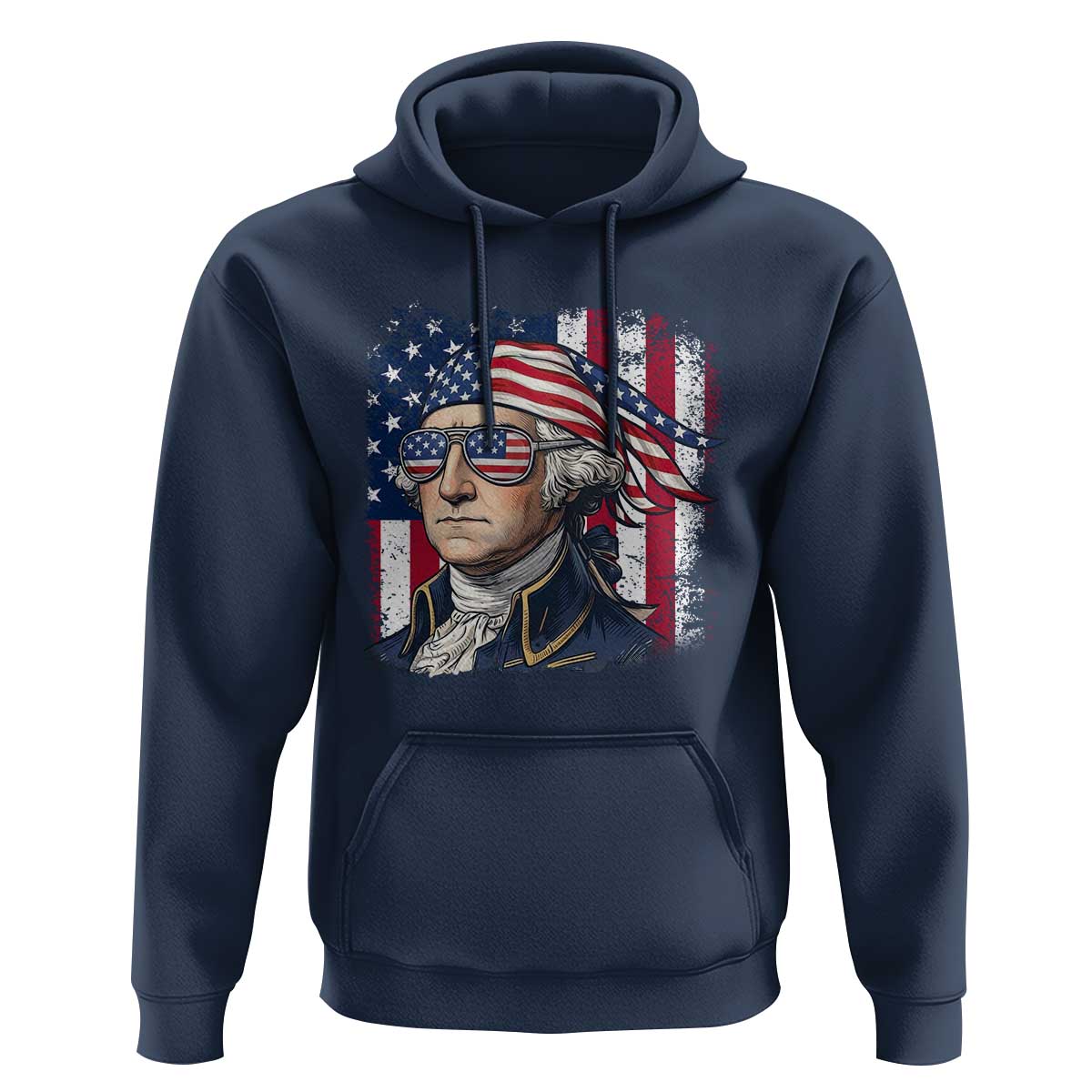 George Washington Patriotic Hoodie USA 250th Anniversary