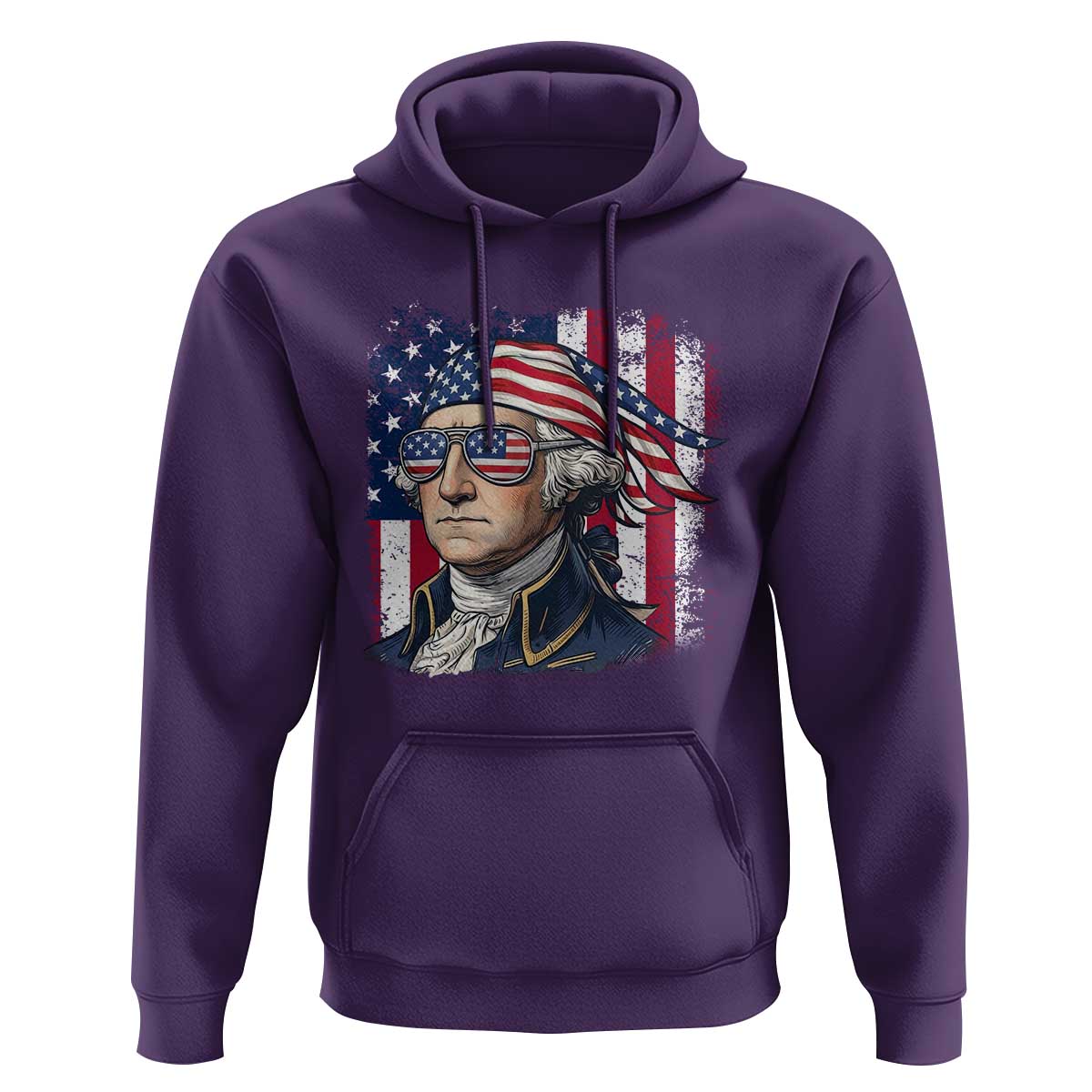George Washington Patriotic Hoodie USA 250th Anniversary