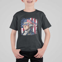George Washington Patriotic T Shirt For Kid USA 250th Anniversary
