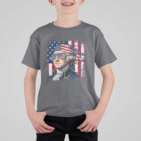 George Washington Patriotic T Shirt For Kid USA 250th Anniversary